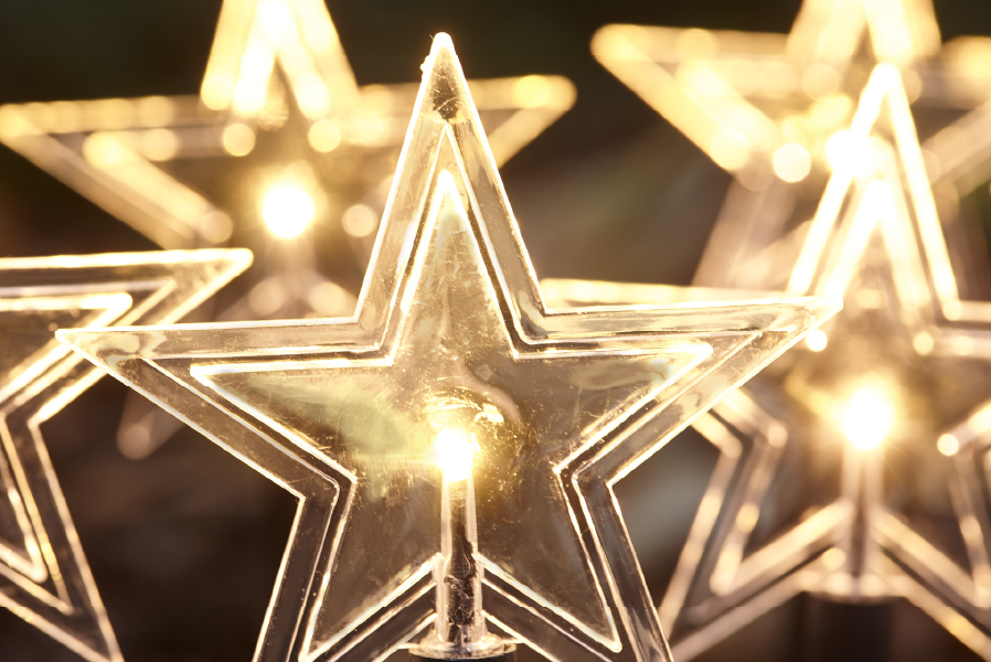 LED Leuchtstäbe 10er Set warmweiß Batteriebetrieben innen und außen