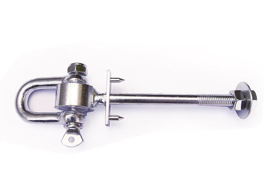 Schaukelhaken mit Schäkel M12 für Balken bis Ø 10/12 cm Sicherheitshaken