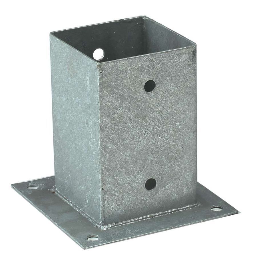 Aufschraubhülse Bodenhülse Pfostenträger Pfostenschuhe zum Aufschrauben für Pfosten