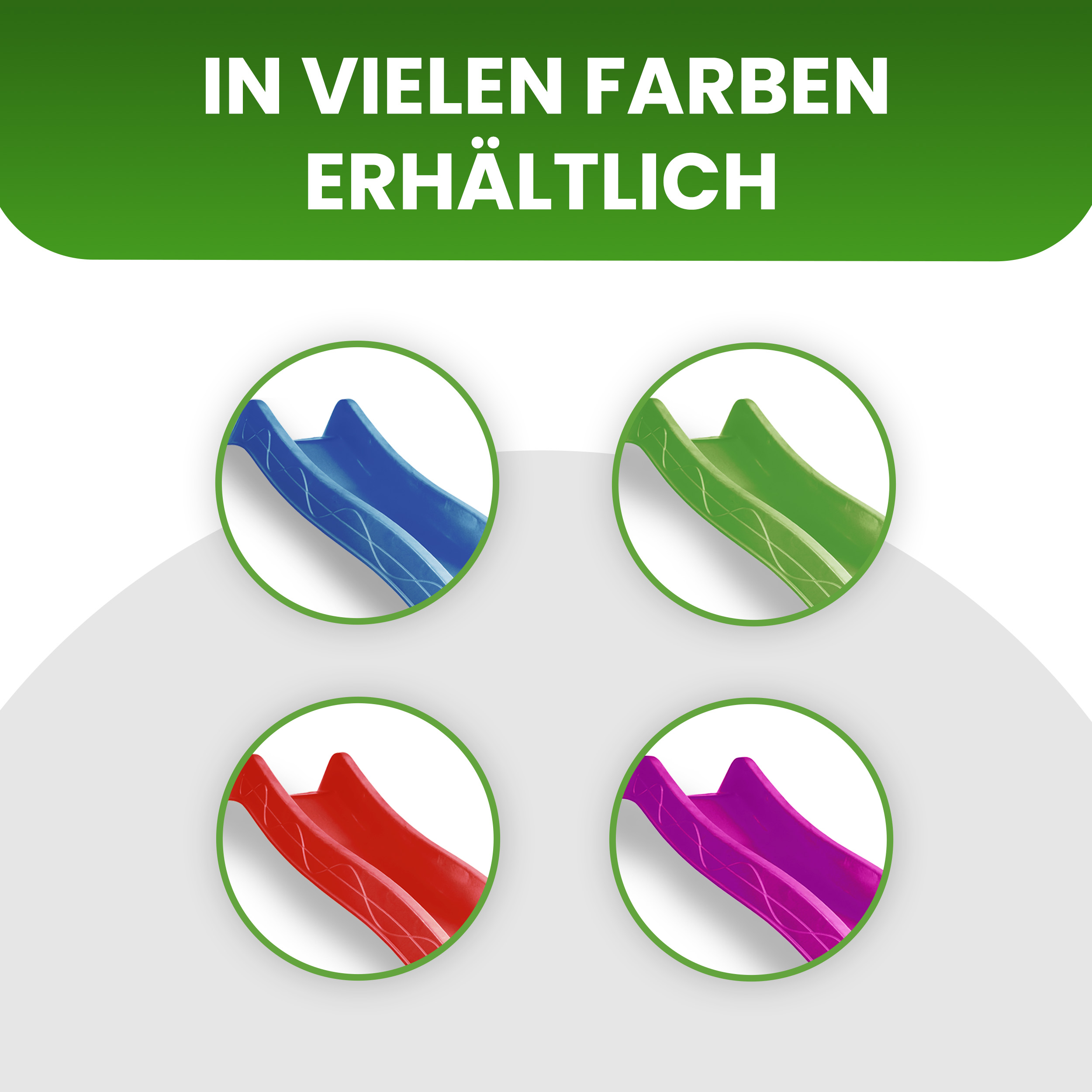 Wellenrutsche 290 cm Rutsche Anbaurutsche für den Garten