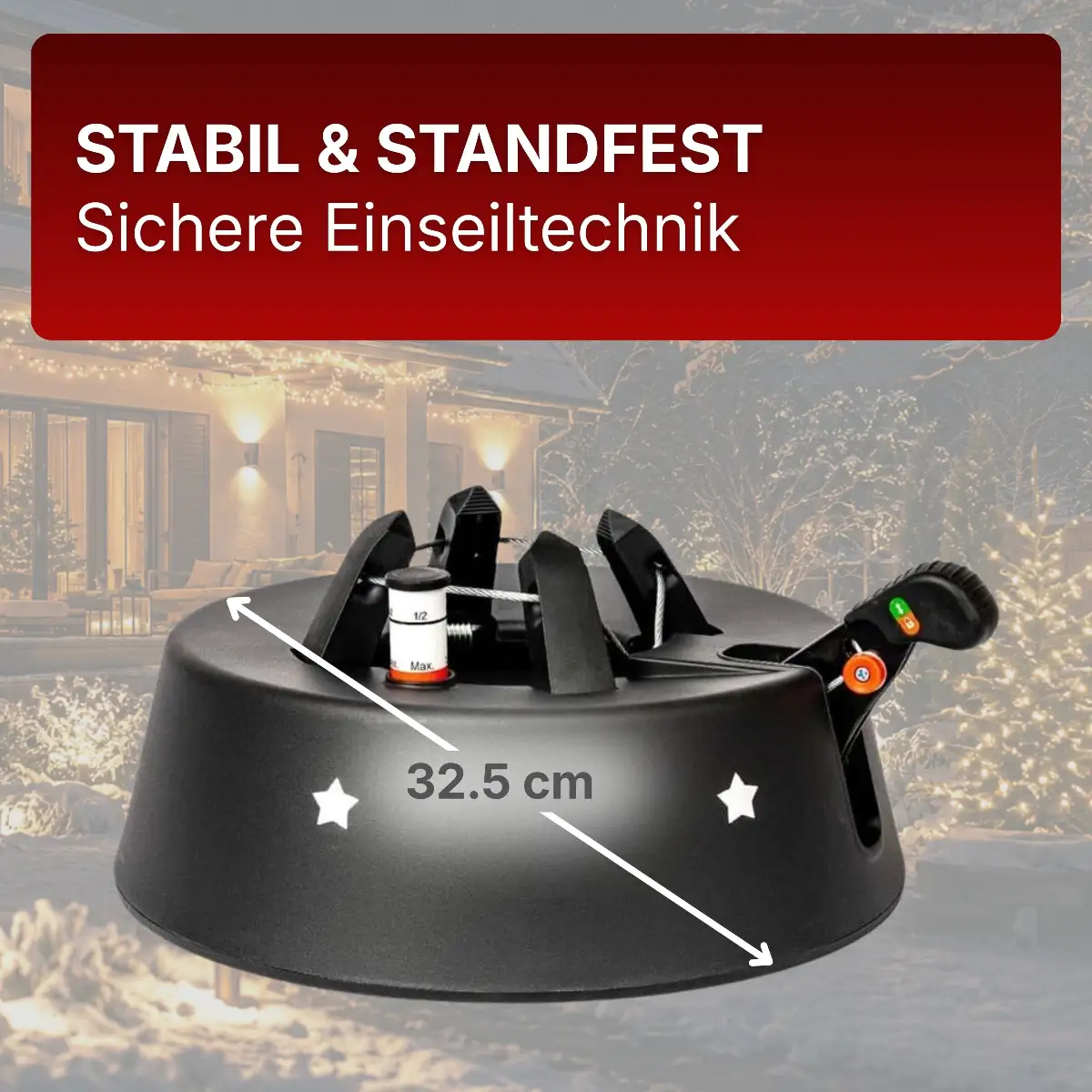 Christbaumständer 32,5 cm