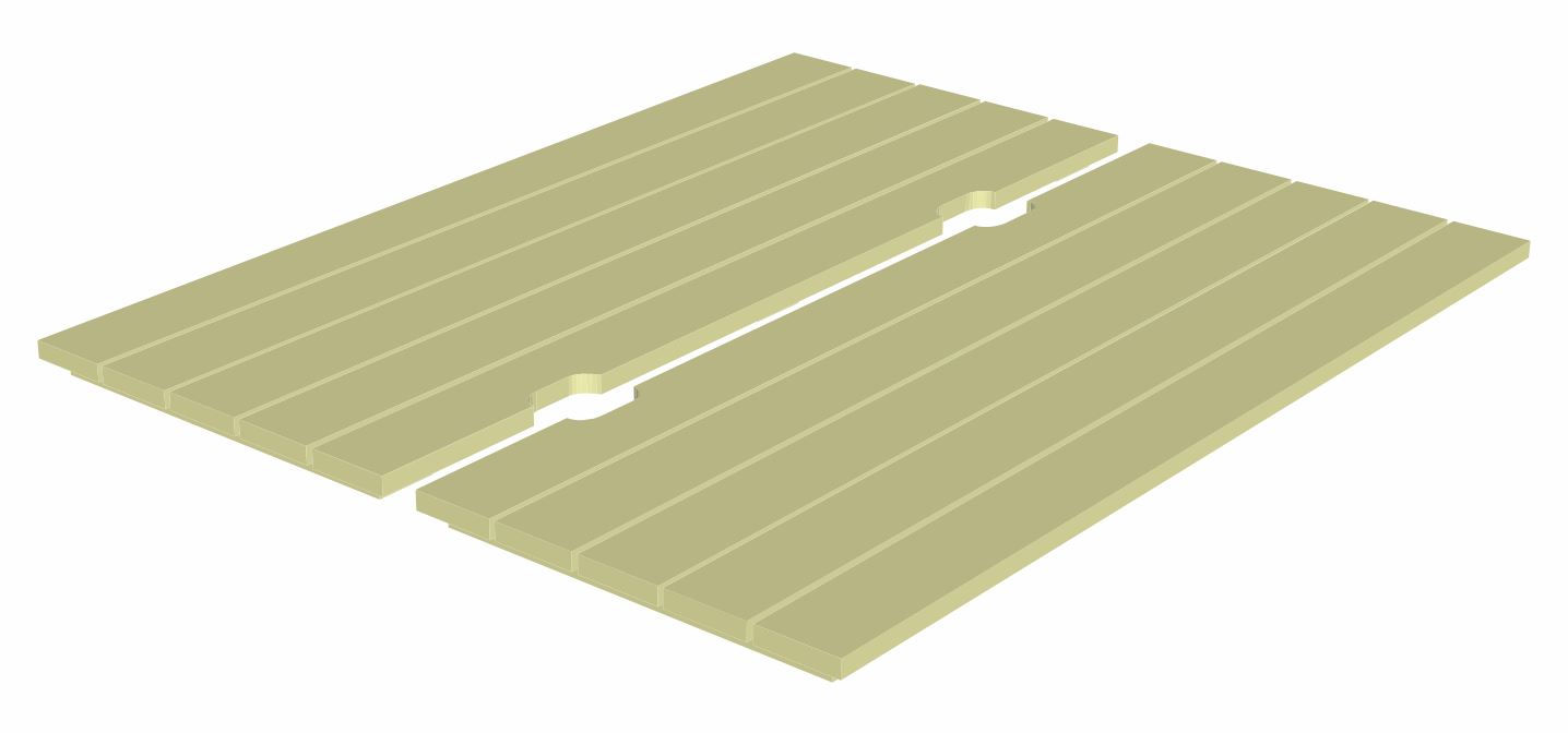 Sandkastendeckel für Speilturm für Serie Fantasia