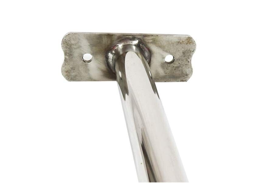 Reckstange aus Edelstahl Turnstange mit Schrauben für Turnreck im Garten