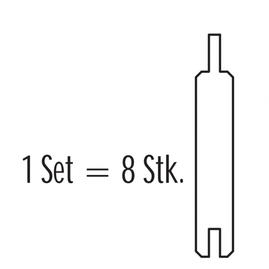  Flex-Basisartikel Set mit 8 Bretter KDI braun Nut und Fuge