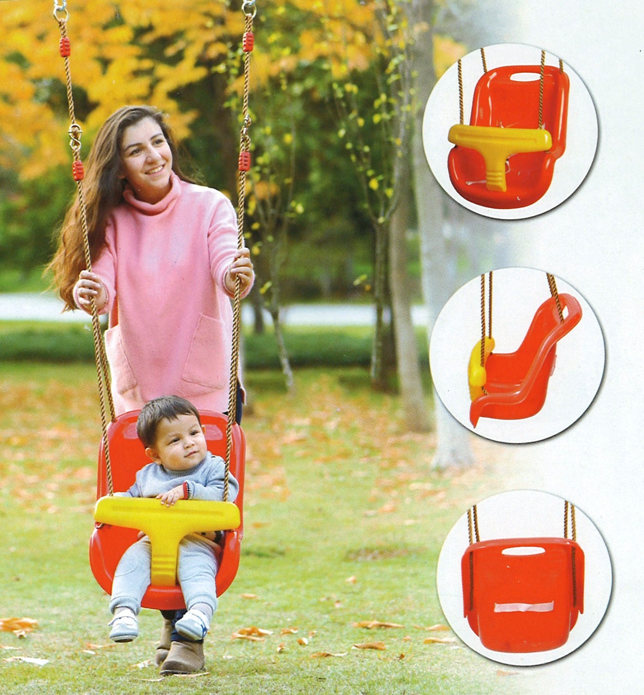 Babysitz Schaukelsitz 2-teilig Babyschaukel