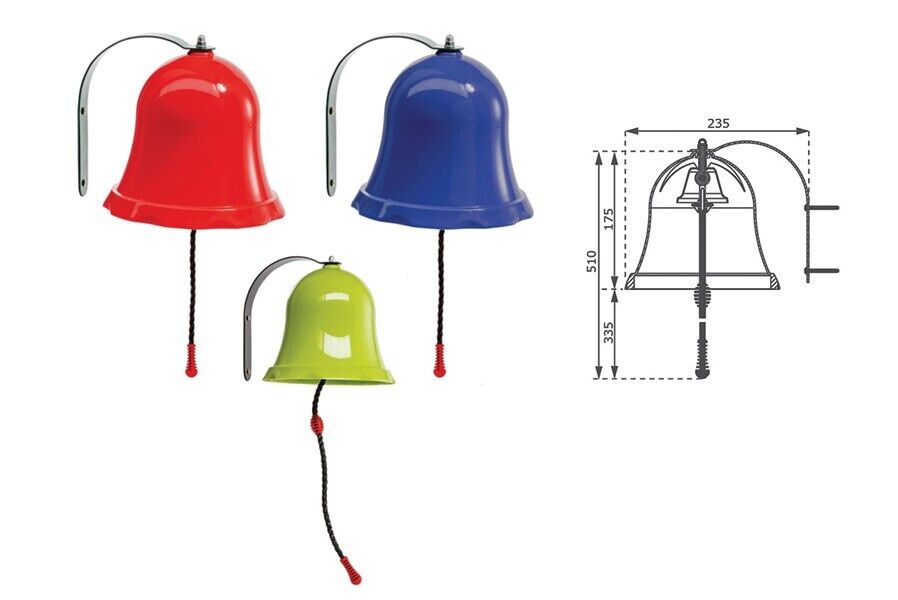 Schiffsglocke Glocke für Kinder Zubehör für Spielturm Spielhaus Outdoor Spielzeug