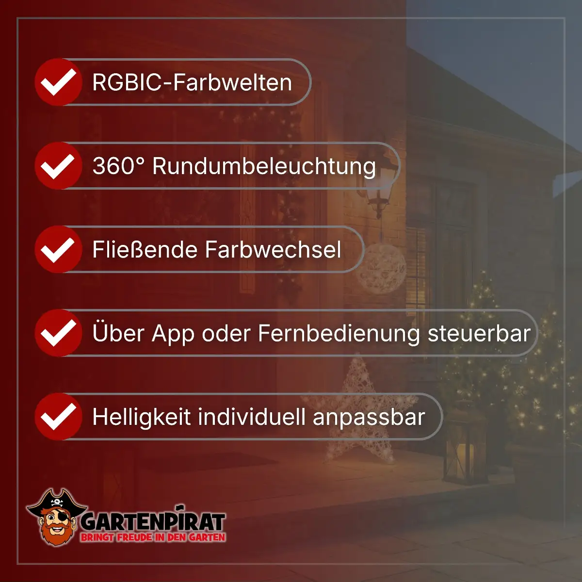 Lichtschlauch für innen und außen