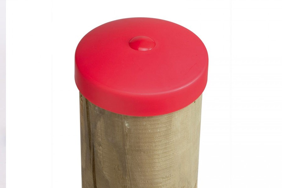 Pfostenkappe Ø 120 mm Zaunkappe rund für Pfosten Abdeckkappe Kunststoff