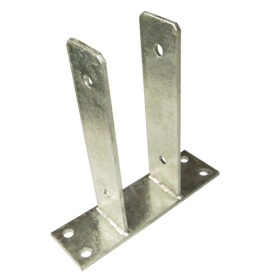 U-Pfostenträger zum Aufdübeln Pfostenträger für Holzpfosten zum Aufschrauben aus Stahl verzinkt