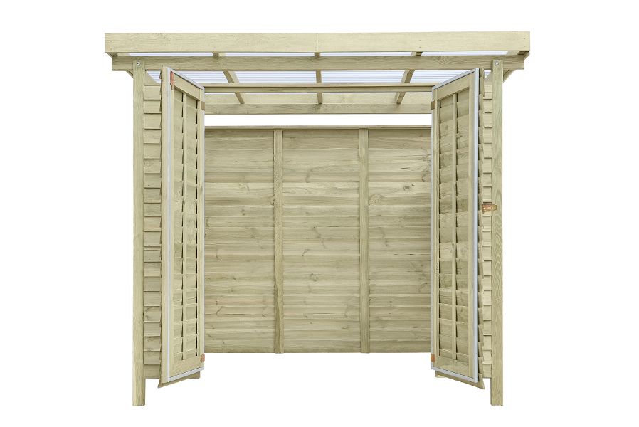 Gerätehaus Cargo mit Doppeltür Kiefer KDI 254 x 206 x 225 cm