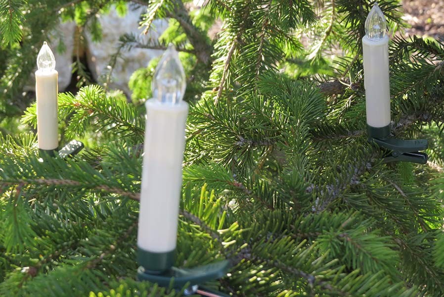 Weihnachtsbaum-Lichterkette LED-Kerzen