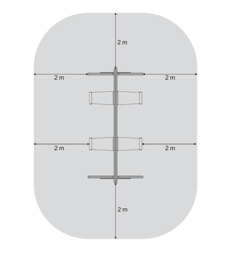 Schaukelgestell aus Lärchenholz Premium 1.2 Doppelschaukel für Kinder Schaukel für Garten