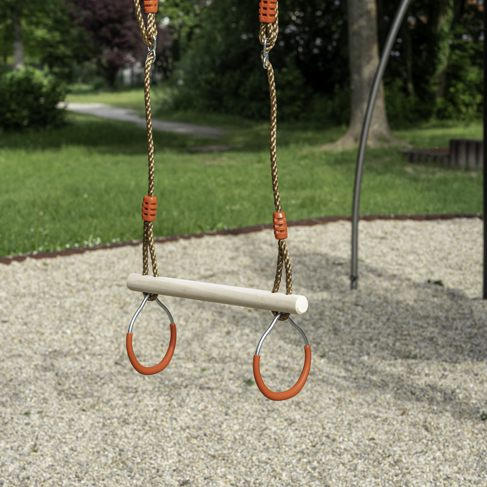 Trapezstange für Kinder Schaukelstange Reckstange aus Holz Kinder-Trapez für Schaukel