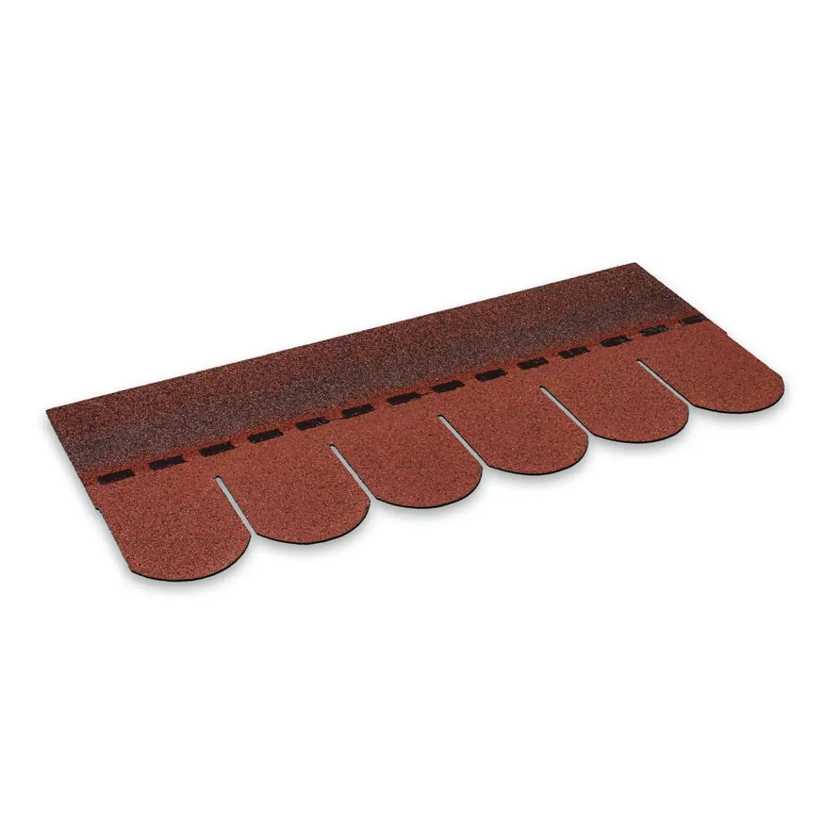 Bitumendachschindeln Biberschwanz Rot 2 m² Dachdeckung
