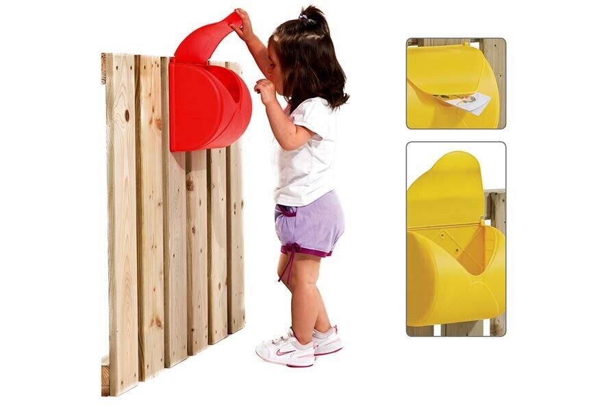 2G8nBgSF2GdSbH Briefkasten Spielzeug Kinderpost Zubehör für Spielhaus Spielturm für Kinder