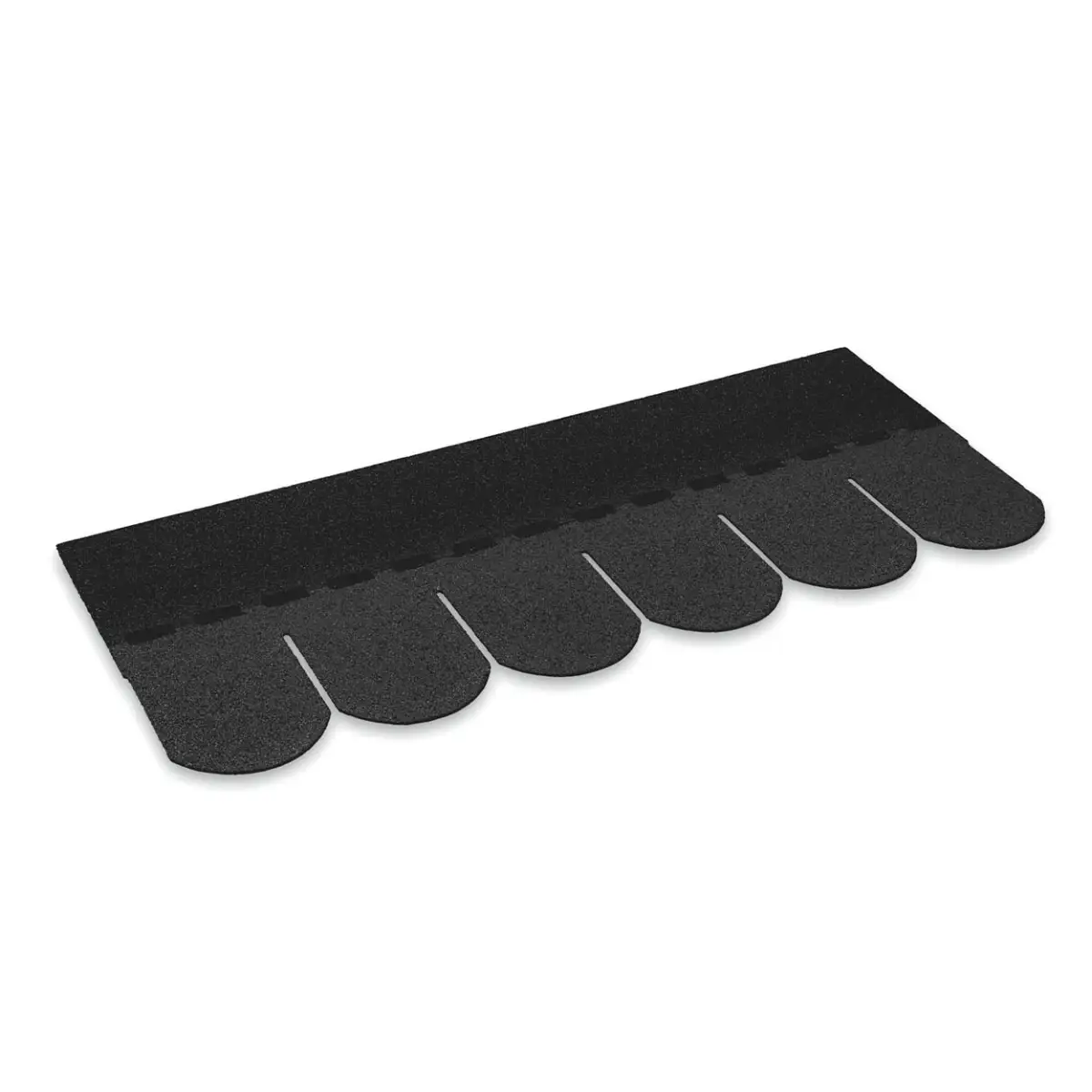Bitumendachschindeln Biberschwanz Schwarz 2 m² Dachdeckung