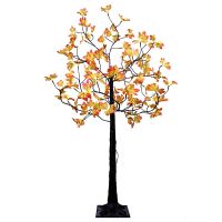 LED-Leuchtbaum Jährliche Dekoration mit Ahorn-Blätter warmweiß innen außen 