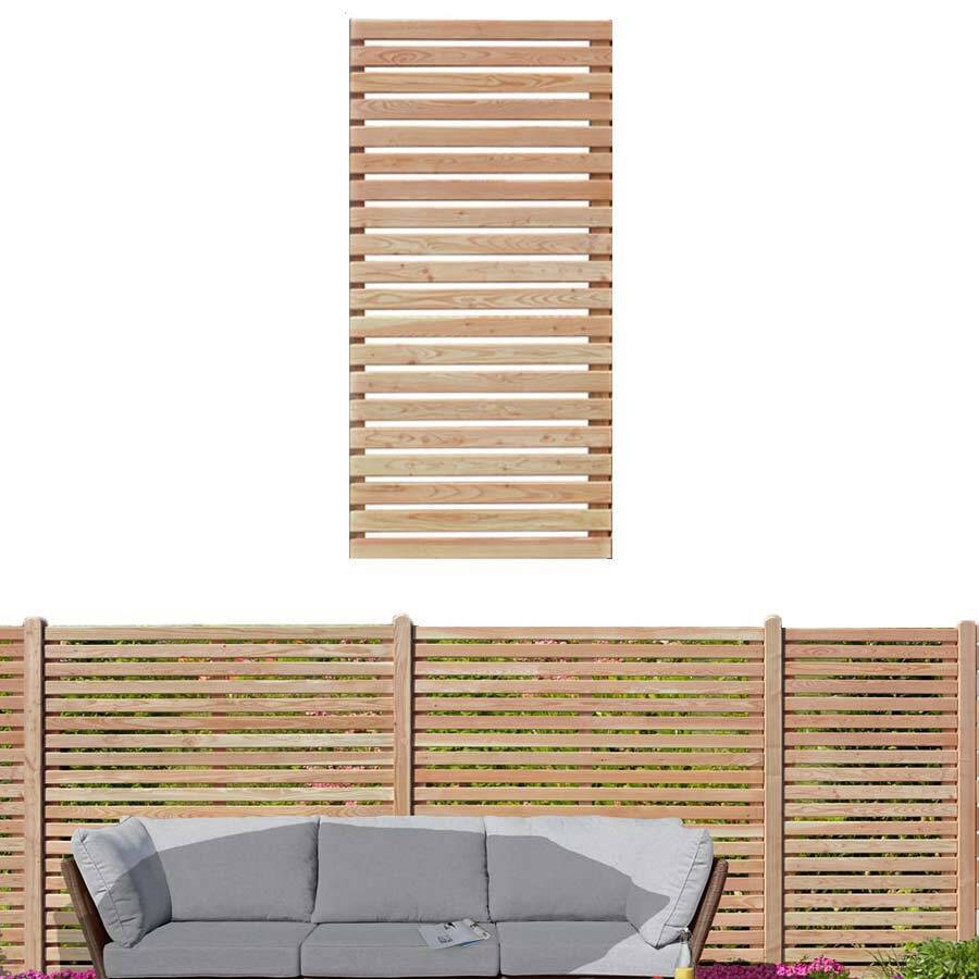 Bausatz Sichtschutzzaun Höhe 180 cm Holz Lärchenholz Sichtschutzzaun Holzwand