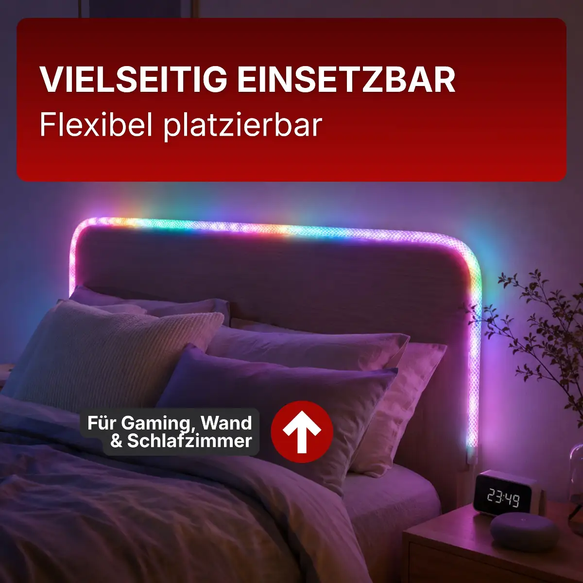 RGBIC LED Lichtschlauch für Gaming