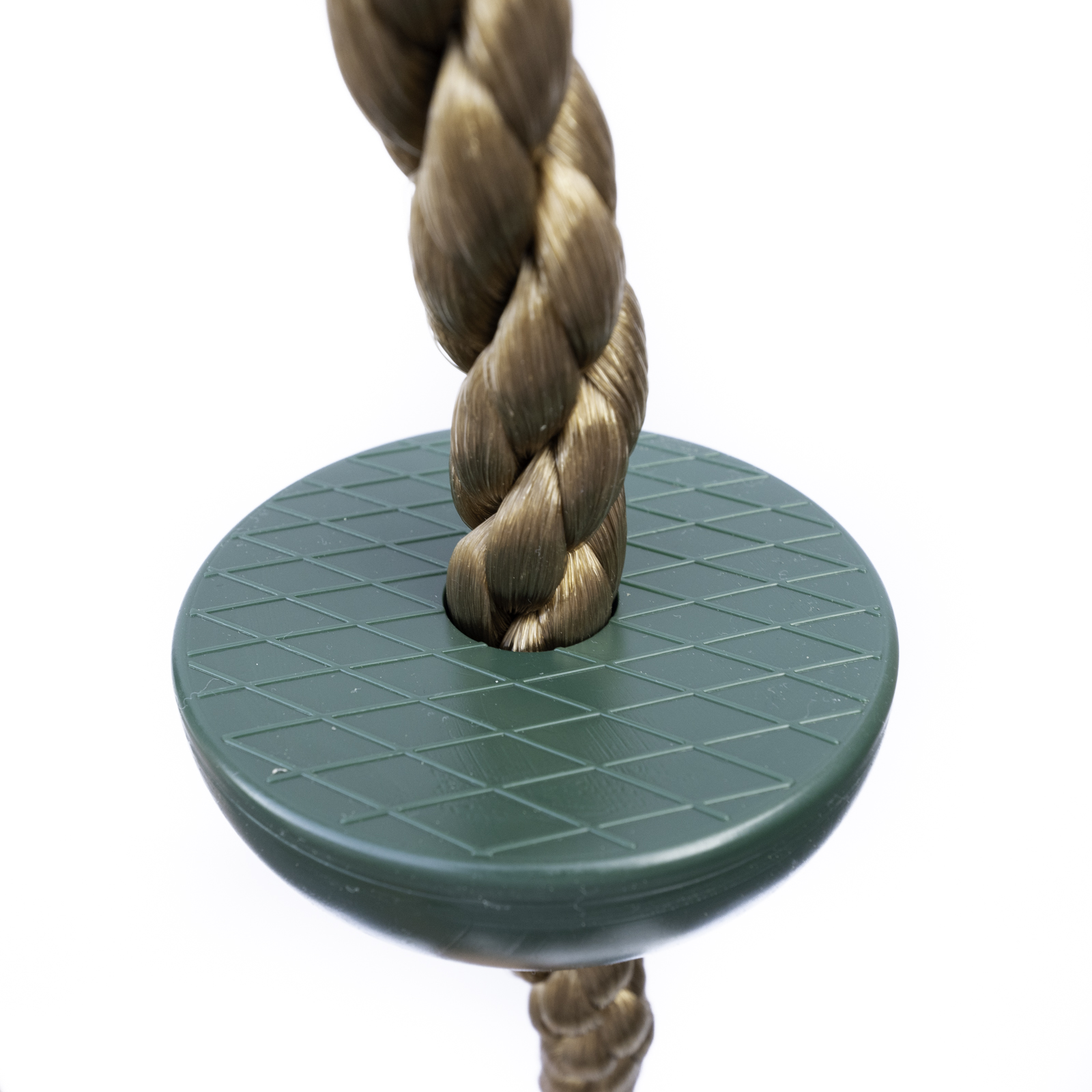 Kletterseil 200 cm mit Sicherungshaken und Trittflächen in grün, ab 3 Jahren