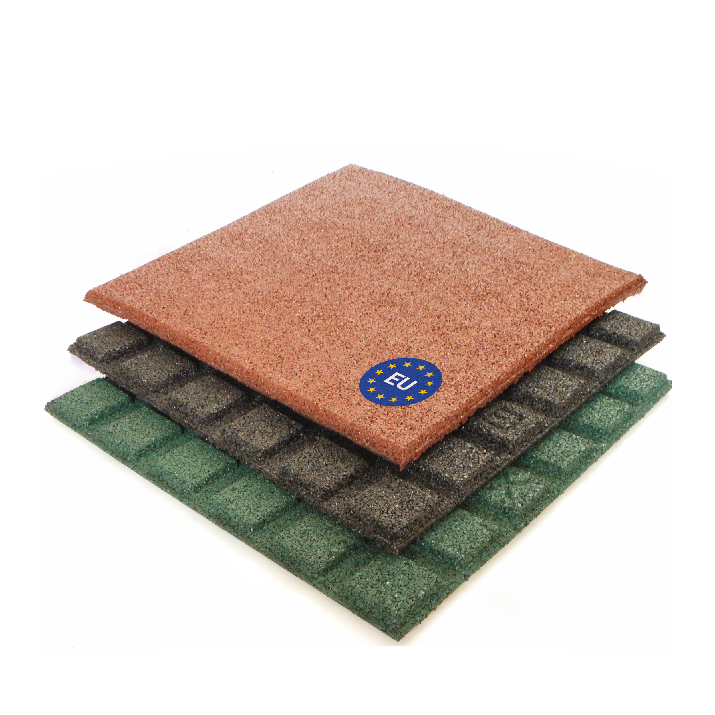 Fallschutzmatte 50x50 cm Gummimatte für Spieltürme Schaukel Rutsche Outdoor