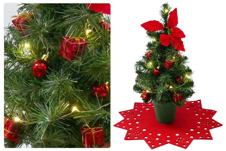 mini-batterie-lichterkette Batterie-Licherkette 100 cm 10 LED mit Silberdraht Micro-LED