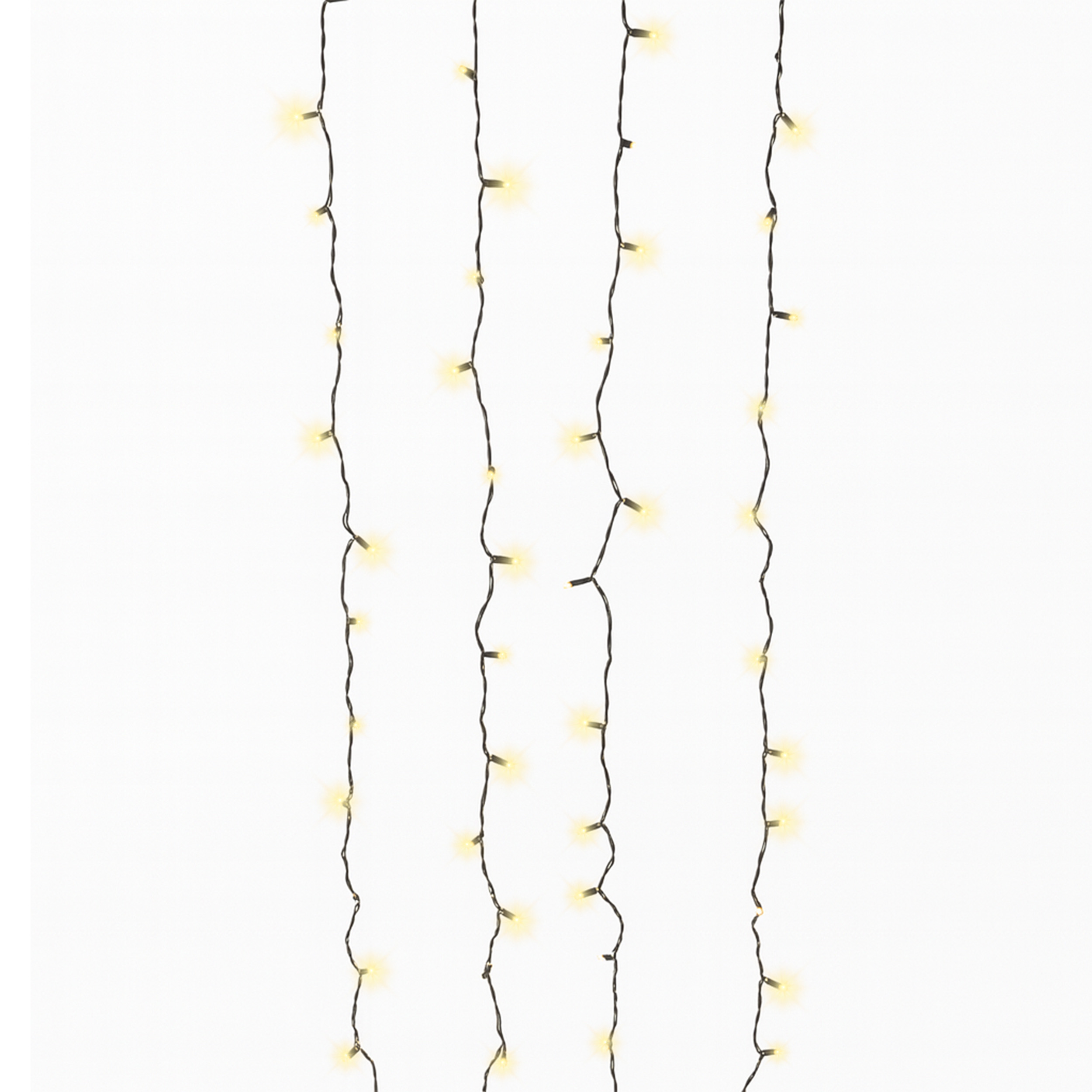 PRO CONNECT Lichtervorhang 75 x 200 cm 60 LED warmweiß - IP44 für innen & außen