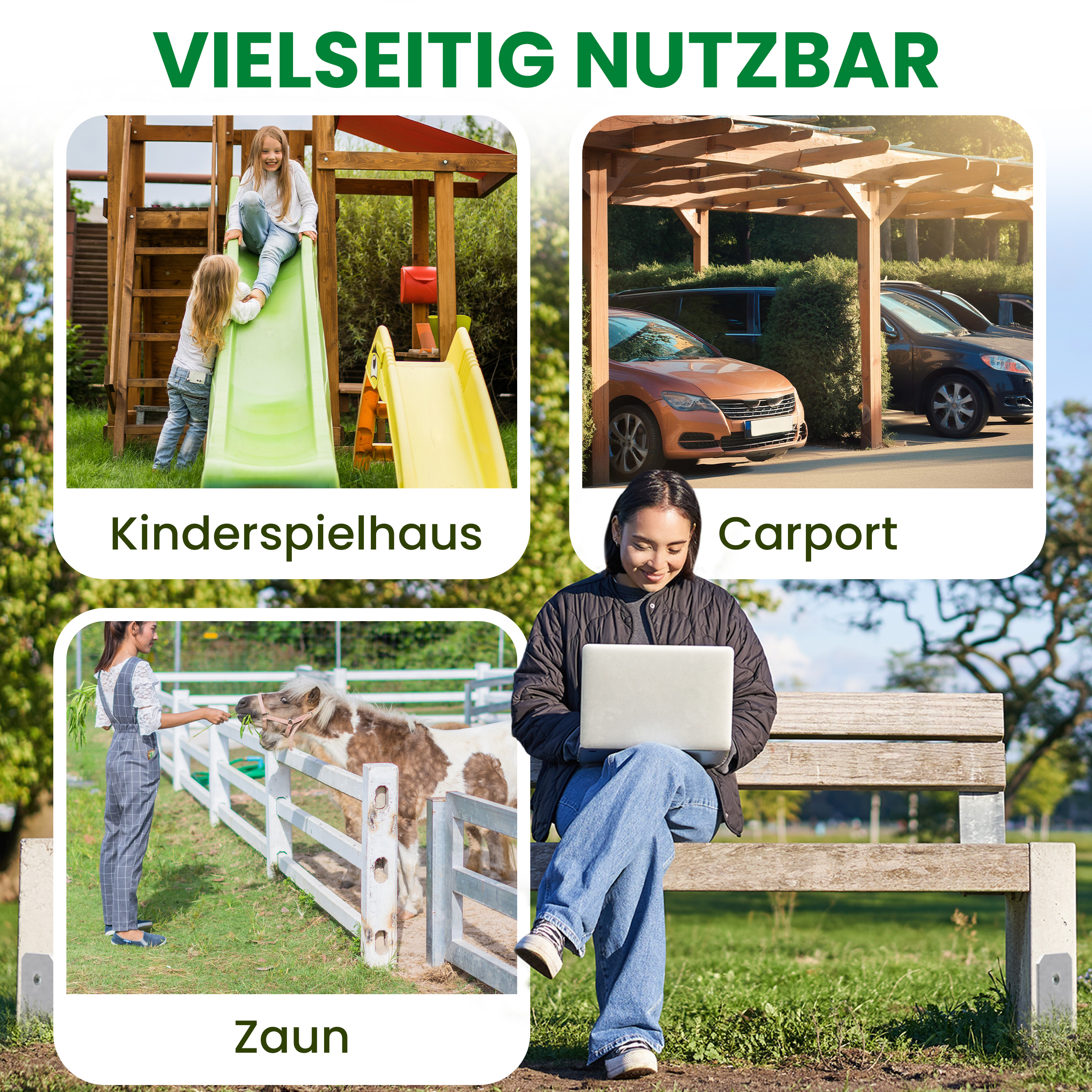 H-Anker verstellbar 600 x 60 x 5 mm für Pfosten von 90 - 140 mm