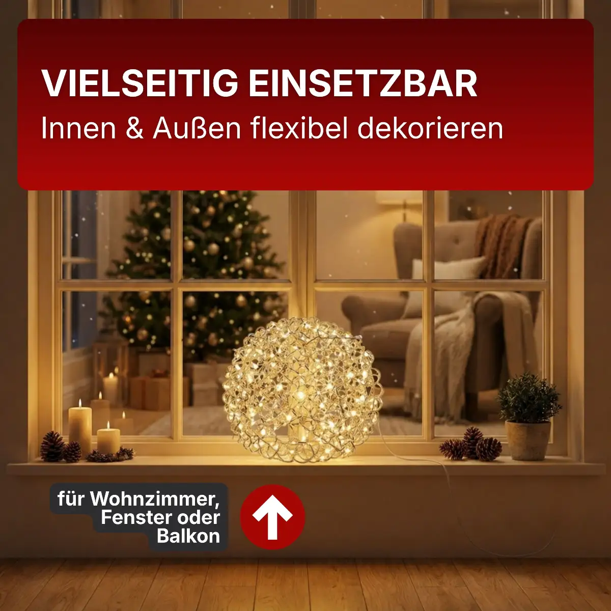 LED-Kugel für innen