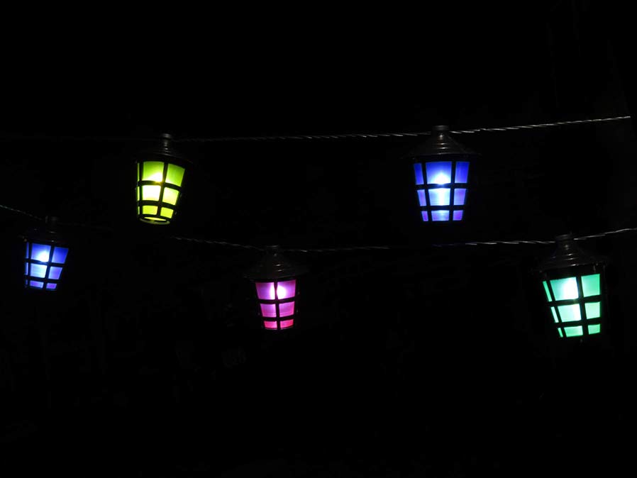 laternenlichterkette-aussenfxnaawh0KkFrW LED Lichterkette Länge 12,5 m mit 50 bunten Laternen für Gartenparty Außenbereich