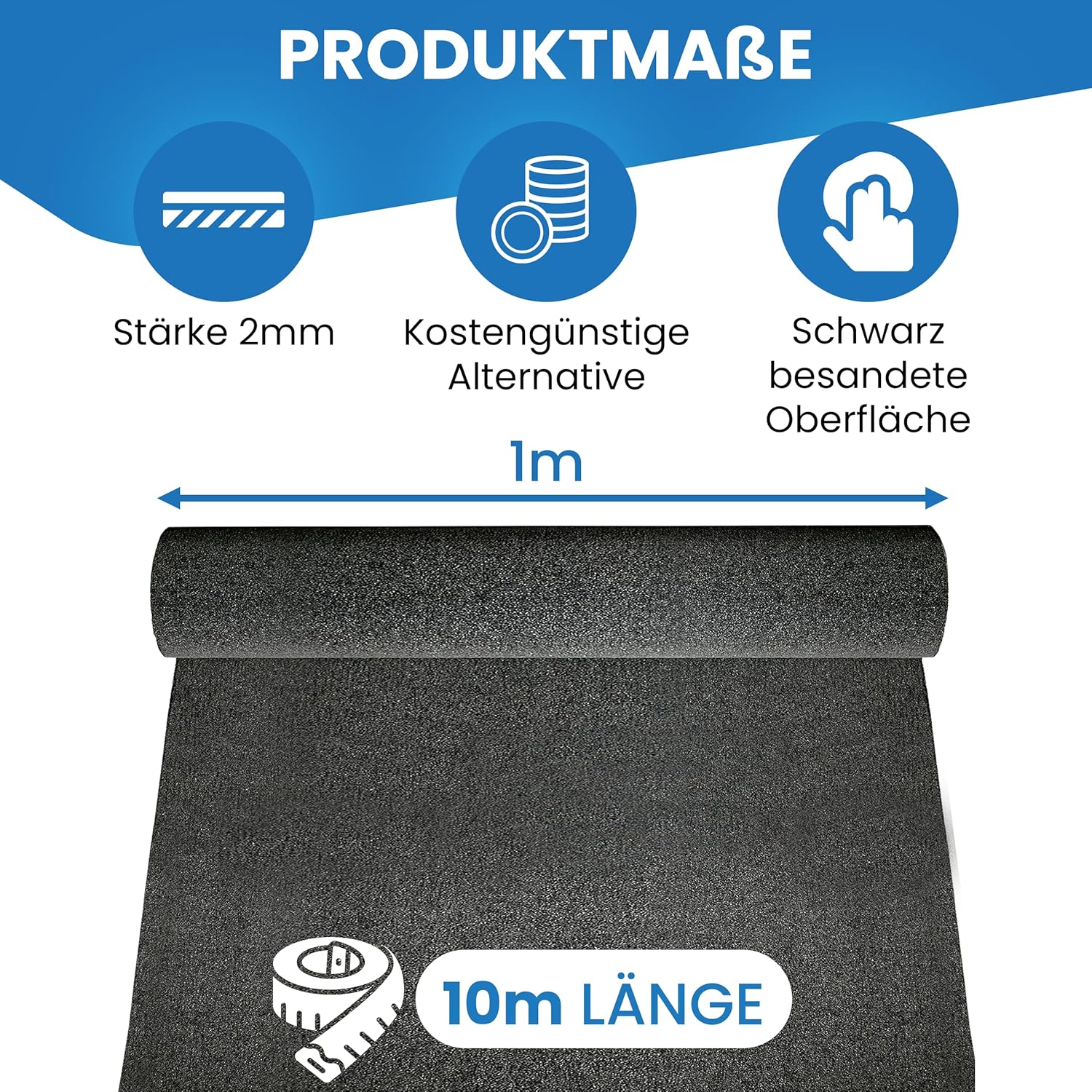 Bitumen Dachpappe schwarz Bitumenbahn zur Dacheindeckung Dachbahn inkl. 100 Stück Dachpappnägel