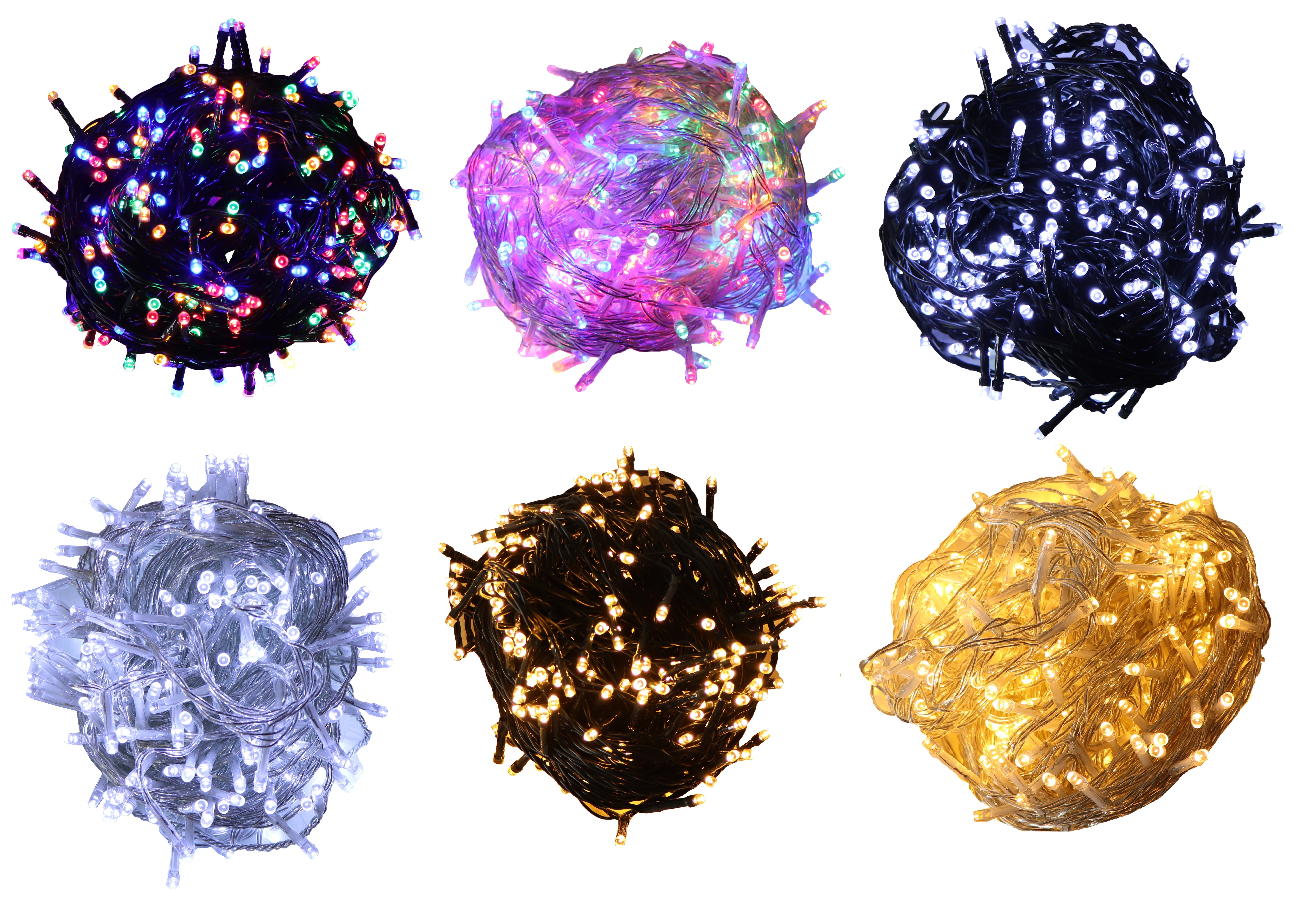 LED-Lichterkette Christbaum LED Lichterkette Dekobeleuchtung Timer 8 Programme Weihnachtsbeleuchtung