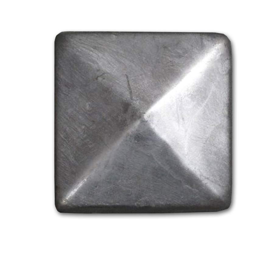 Pfostenkappe Pyramide Zaunkappe aus Metall für Pfosten 9x9 cm