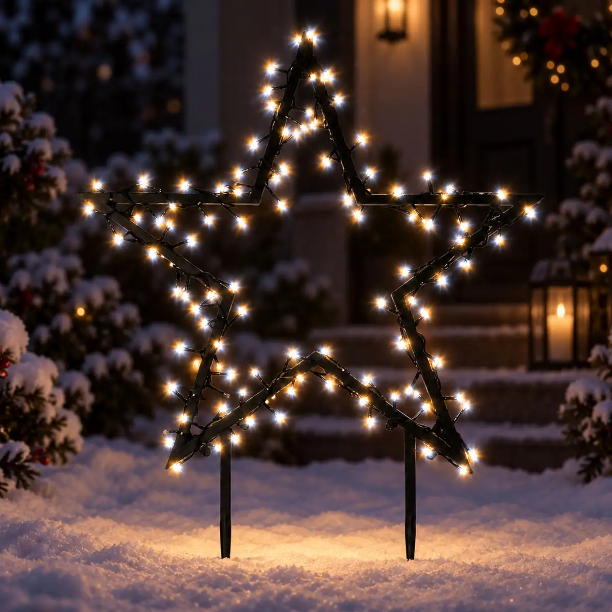 Gartenpirat LED-Gartenstern Ø 60–150 cm mit Erdspieß & Beleuchtung