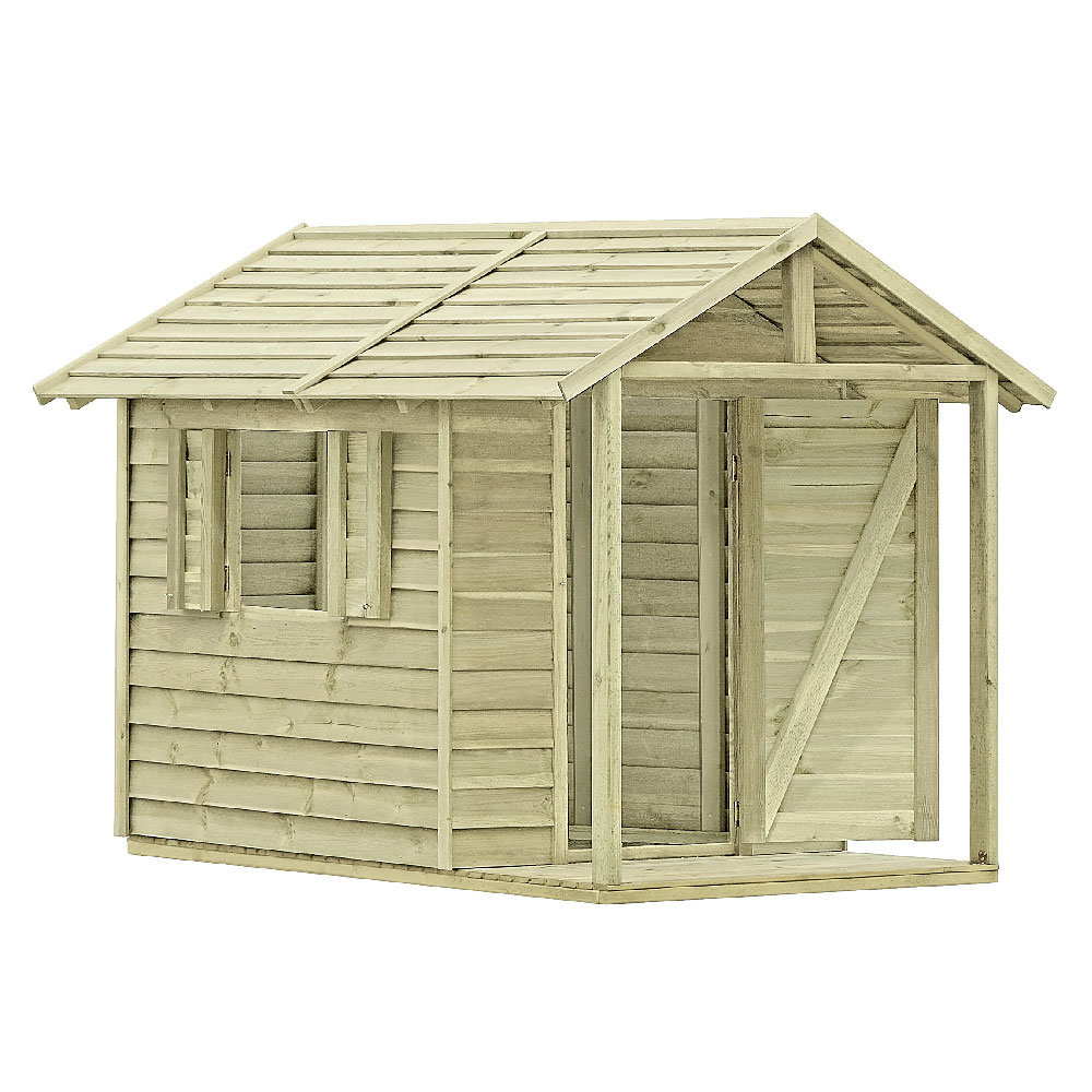 Kinderspielhaus Enno Kiefer KDI Stülpschalung 150 x 216 cm