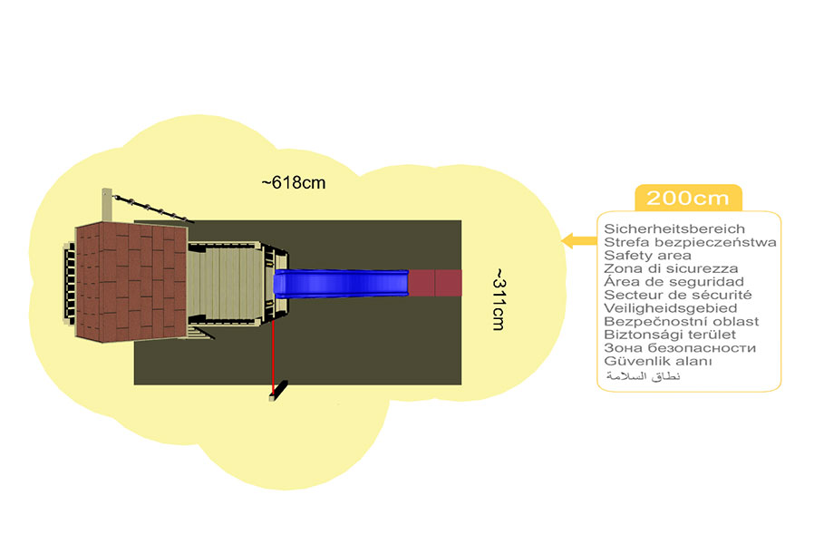 Spielturm Prinzessin mit Rutsche Turnreck und Sandkasten
