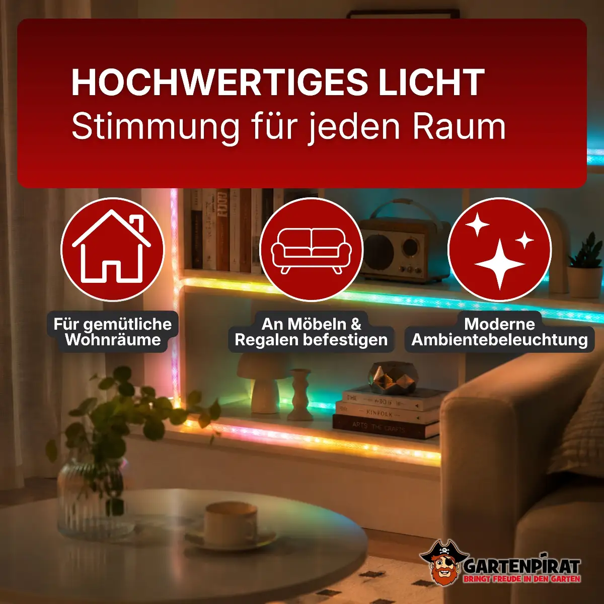 Lichtschlauch mit Dimmfunktion