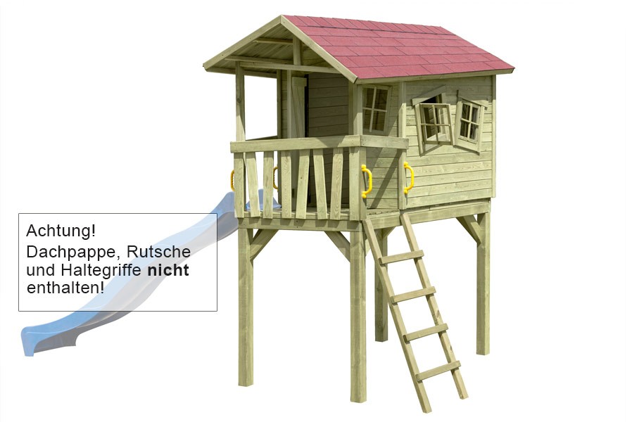 Stelzenhaus Justin-Fun (optional mit Rutsche)