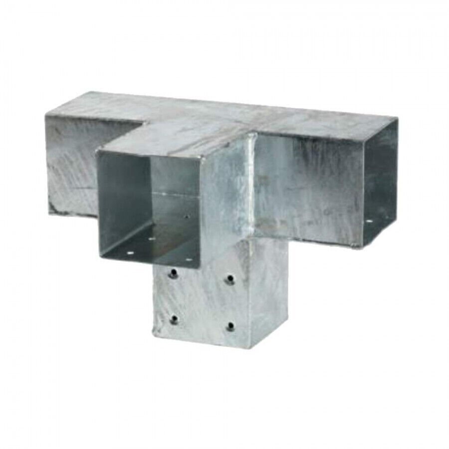 Holzverbinder Balken 90x90 mm Pfostenecke Pfostenverbinder Verbinder aus Stahl verzinkt