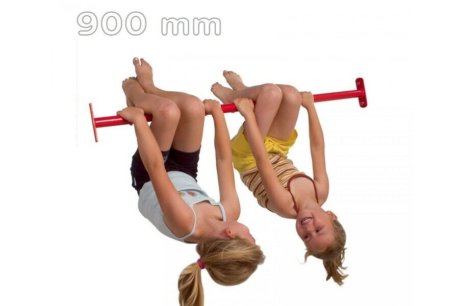 Reckstange rot für Spielplatz Turnstange für Turnreck Spielturm