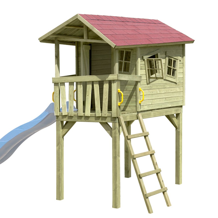 Stelzenhaus Justin-Fun (optional mit Rutsche)