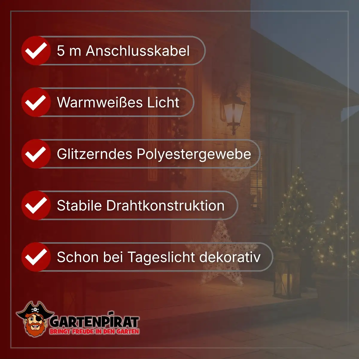 Geschenkboxen mit warmweiße LEDs