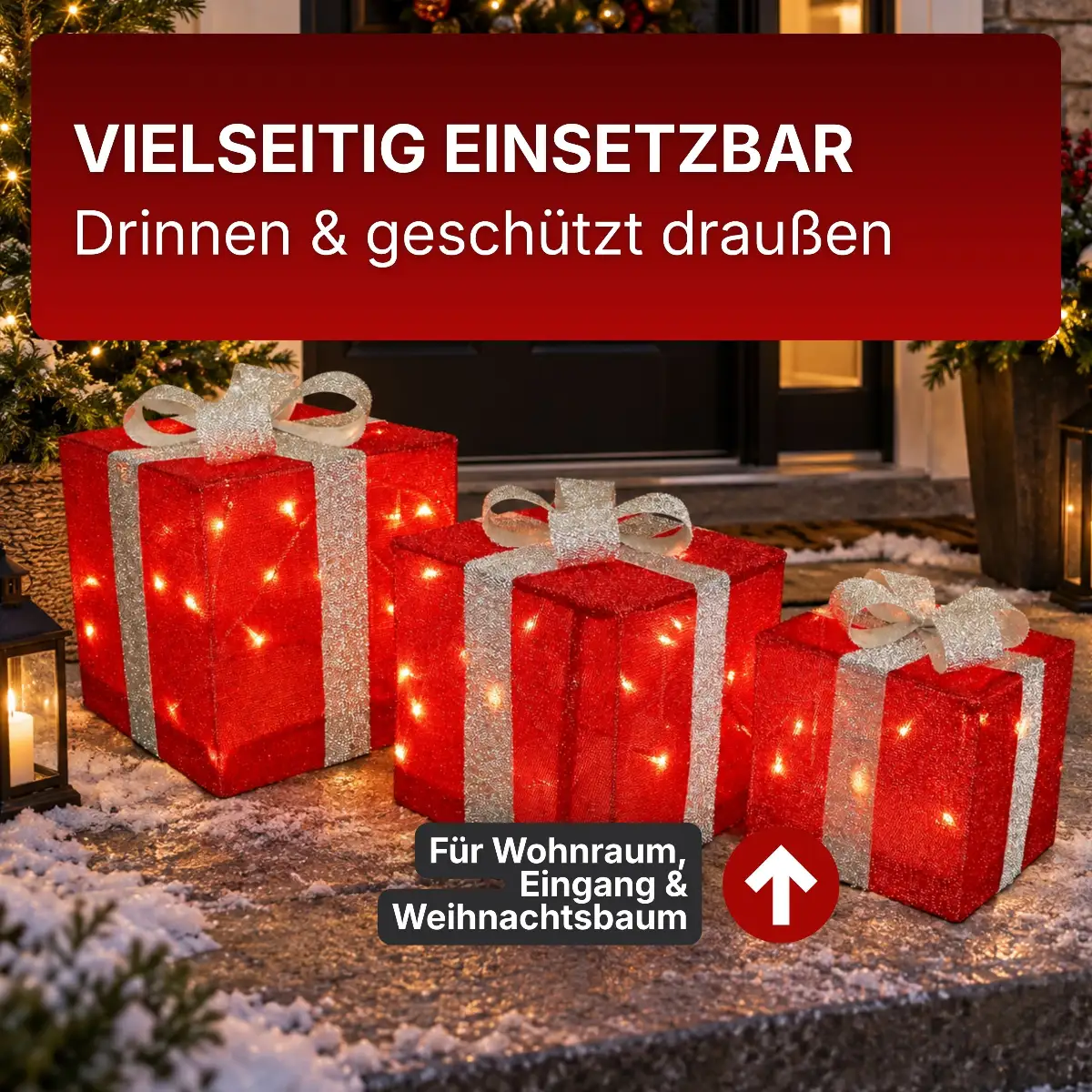Geschenkboxen-Set für innen und außen
