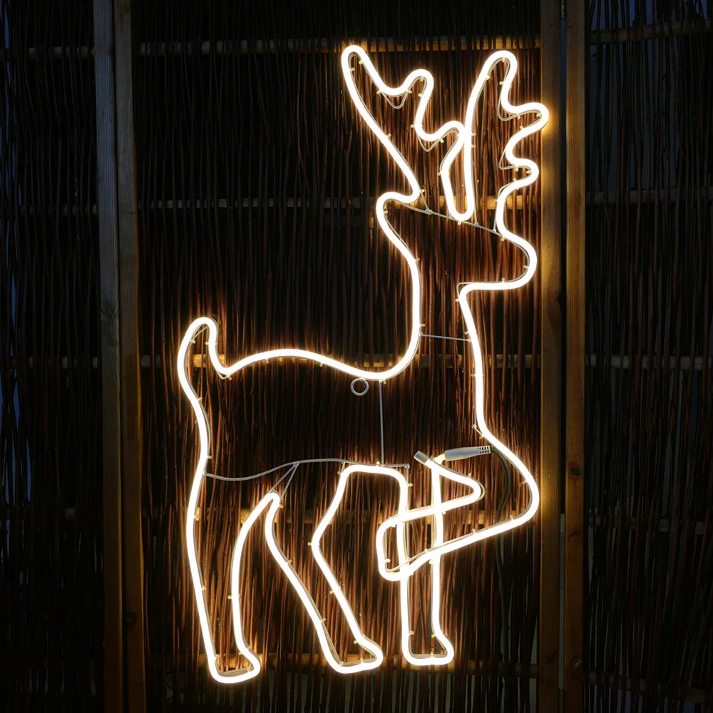 Neon Lichtschlauchfiguren Weihnachtsfiguren LED-Lichter Weihnachtsbeleuchtung Dekofiguren