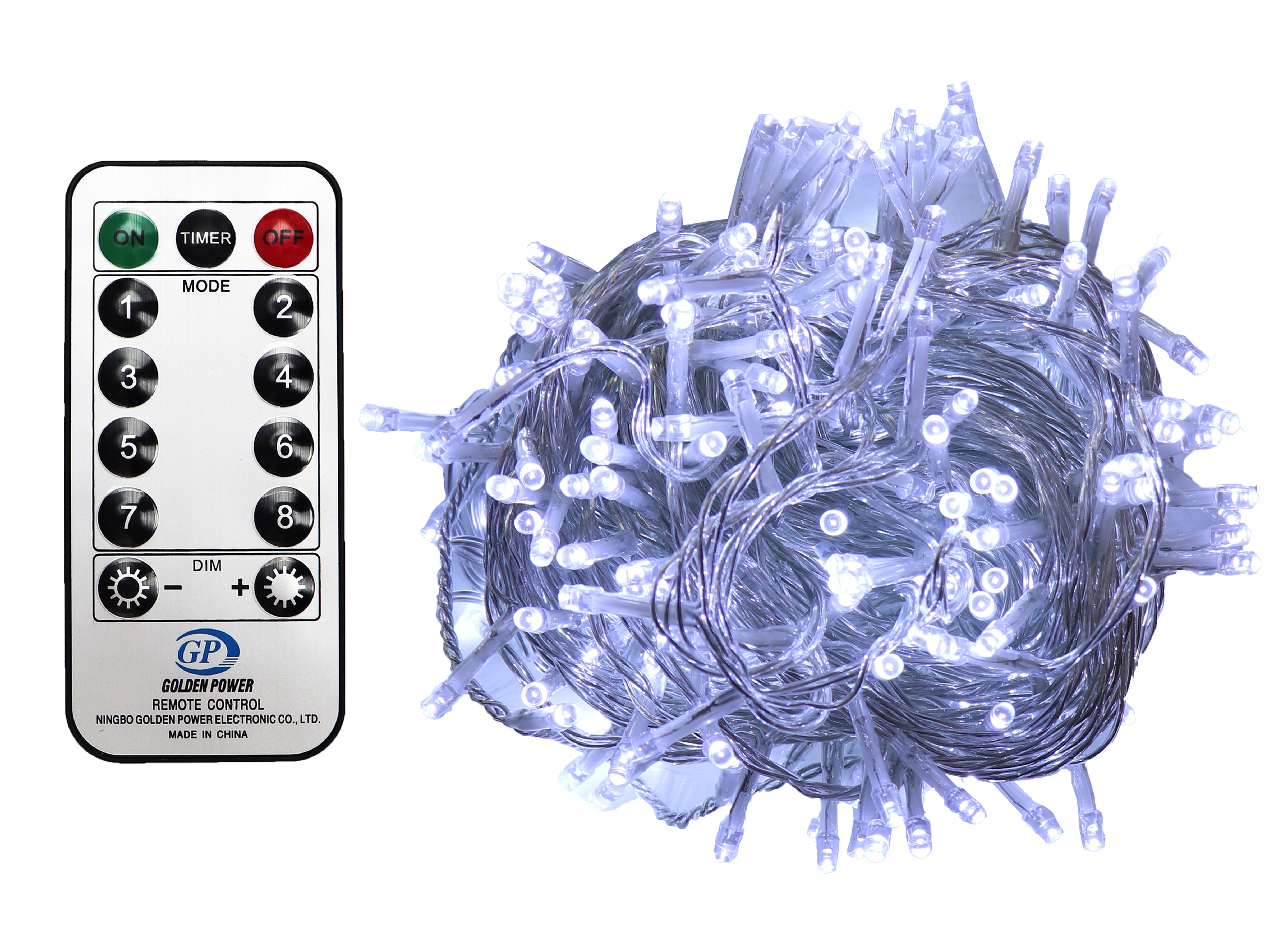 LED-Lichterkette Christbaum LED Lichterkette Dekobeleuchtung Timer 8 Programme Weihnachtsbeleuchtung