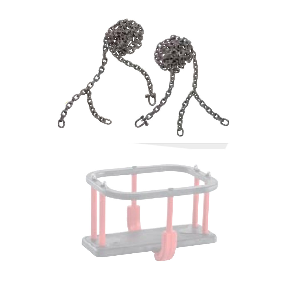 Basisartikel - Kette-05 - Kettensatz (ohne Sitz) für Baby-Schaukelsitz öffentlich