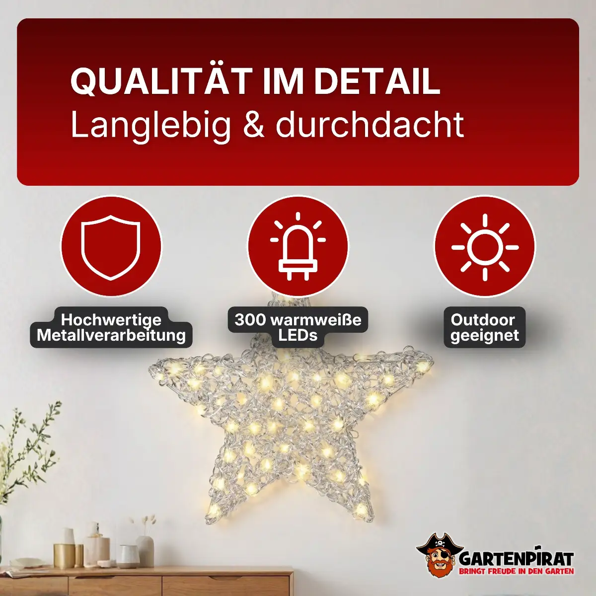 LED-Stern mit Timer
