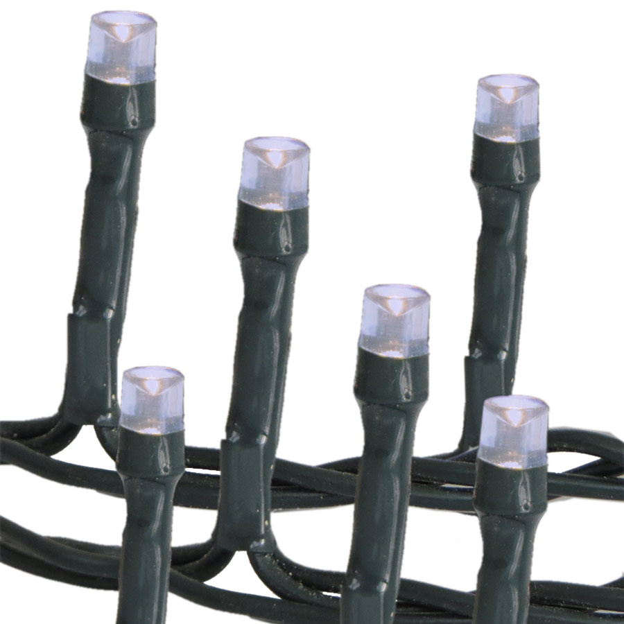 LED Lichterkette mit 200 LED 20m weiß für innen und außen