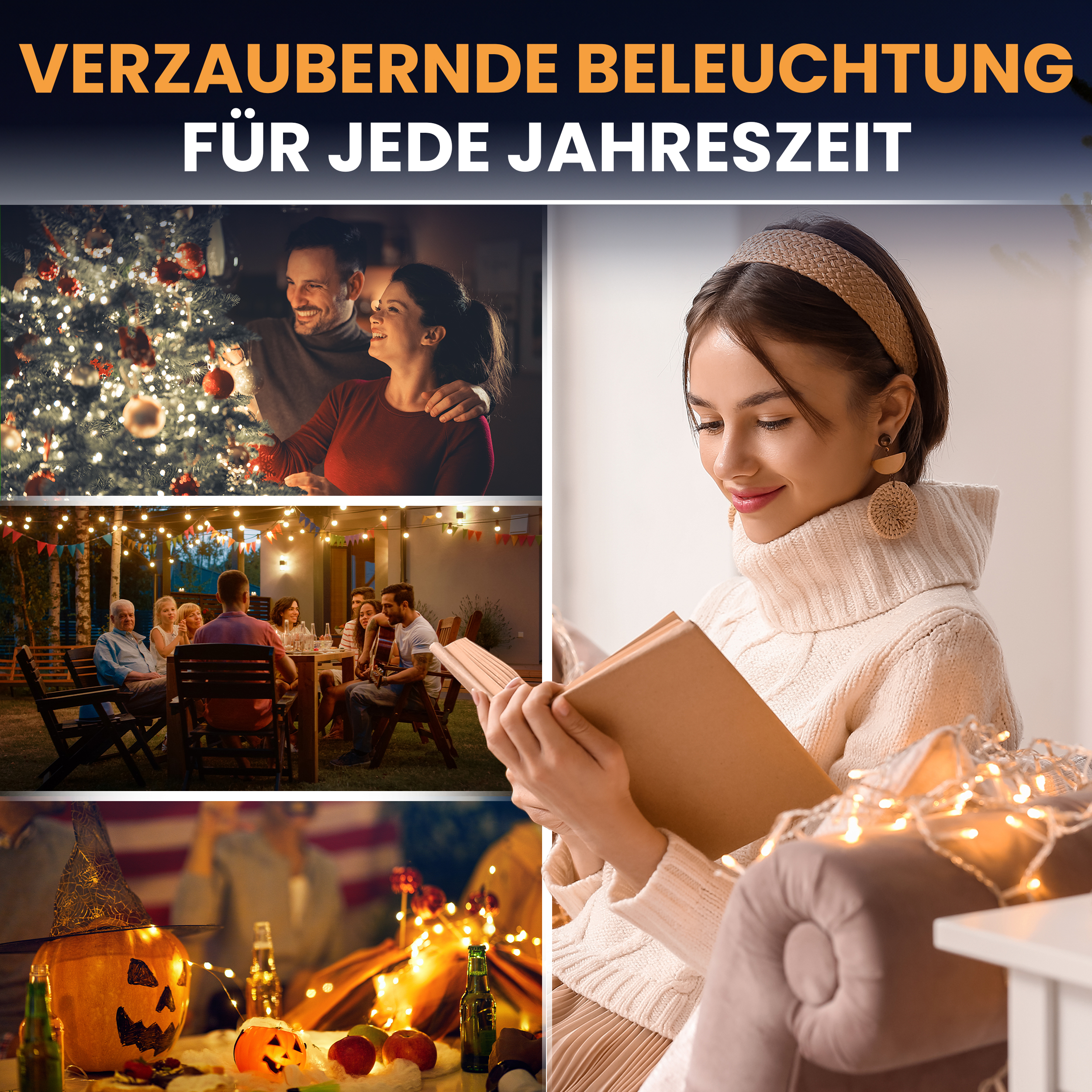 LED-Eisregen-Lichterkette LED Beleuchtung Lichterkette Eisregen