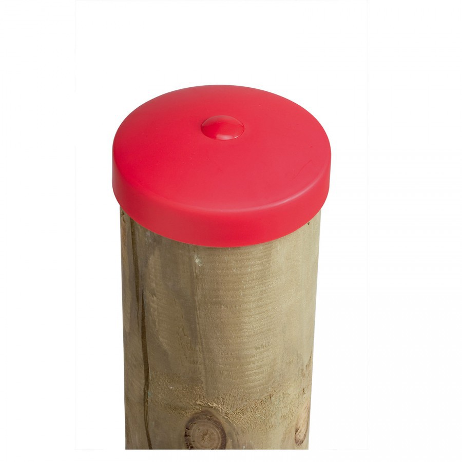 Pfostenkappe Ø 120 mm Zaunkappe rund für Pfosten Abdeckkappe Kunststoff